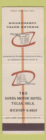 Matchbook Cover - Dinkler Hotel Corp Tulsa OK Sands Motor Hotel