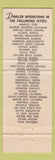 Matchbook Cover - Dinkler Hotel Corp Doric Motor Hotel Los Angeles CA WEAR