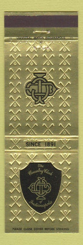 Matchbook Cover - Country Club of Indianapolis IN