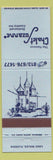 Matchbook Cover - Chalet Suzanne Restaurant Lake Wales FL