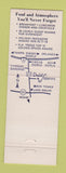 Matchbook Cover - Chalet Suzanne Restaurant Lake Wales FL