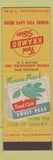 Matchbook Cover - Krambo Grocery Food Stores Frozen Peas Chicago