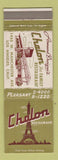 Matchbook Cover - Chalon Restaurant Los Angeles CA