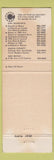 Matchbook Cover - Zim's Hamburgers San Francisco CA