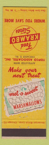 Matchbook Cover - Krambo Grocery Store Marshmallows Chicago