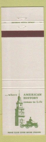 Matchbook Cover - Greenfield Village Henry Ford Museum Dearborn MI