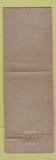 Matchbook Cover - Radio cEnter Restaurant Hollywood CA WORN