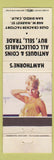 Matchbook Cover - Hawthorne's Antiques Coins San Diego CA pinup