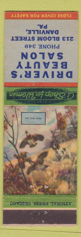 Matchbook Cover - Driver's Beauty Salon Danville PA