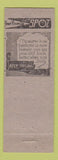 Matchbook Cover - Frog Tavern Syracuse IN Lake Wawasee