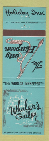 Matchbook Cover - Whaler's Galley Holiday Inn Freson Airport CA