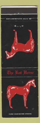 Matchbook Cover - Red Horse Steak House Hagerstown MD WEAR