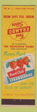 Matchbook Cover - Karmbo Grocery Food Frozen Strawberry Chicago IL