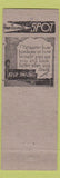 Matchbook Cover - Frog Tavern Syracuse IN Lake Wawasee
