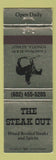 Matchbook Cover - Steak Out Restaurant Sonoita AZ