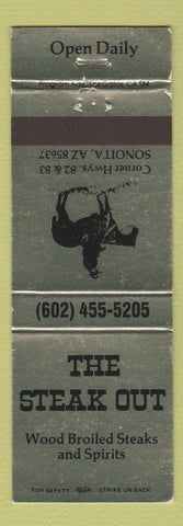 Matchbook Cover - Steak Out Restaurant Sonoita AZ