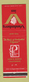 Matchbook Cover - Vanderberg Inn Santa Maria CA