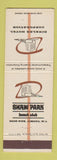 Matchbook Cover - Dinkler Hotel Corp Shaw Park Beach Club Jamaica
