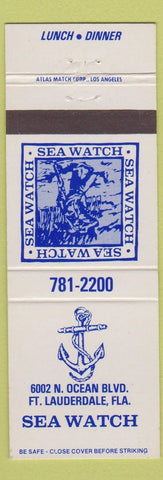 Matchbook Cover - Sea Watch Fort Lauderdale FL