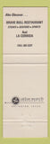 Matchbook Cover - Sea Watch Fort Lauderdale FL