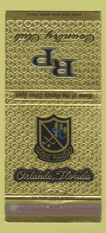 Matchbook Cover - Rio Pinar Country Club Orlando FL 30 Strike