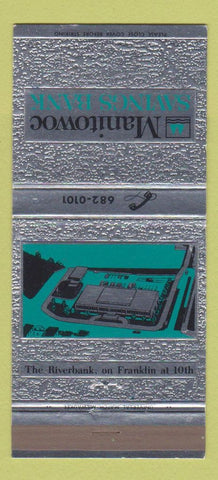 Matchbook Cover - Manitowoc Savings Bank WI 30 Strike