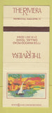 Matchbook Cover - Riviera Dallas TX 30 Strike