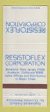 Matchbook Cover - Resistoflex Corp Roseland NJ Anaheim CA 30 Strike
