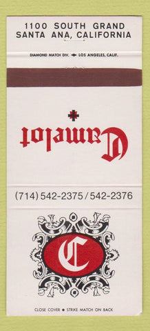 Matchbook Cover - Camelot Santa Ana CA 30 Strike