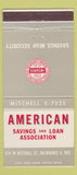Matchbook Cover - American Savings Loan Milwaukee WI 30 Strike