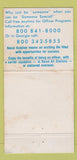 Matchbook Cover - US Navy Recruiting WEAR 30 Strike