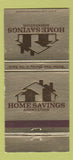 Matchbook Cover - Home Savings Bank Reno NV Las Vegas 30 Strike