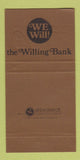 Matchbook Cover - First Bank Trust Lufkin TX 1976 30 Strike