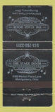 Matchbook Cover - Stage Door Montgomery OH WEAR 30 Strike