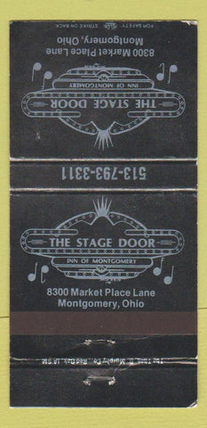 Matchbook Cover - Stage Door Montgomery OH WEAR 30 Strike