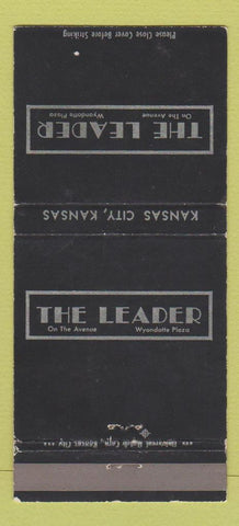 Matchbook Cover - The Leader Kansas City MO 30 Strike