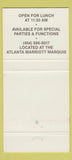 Matchbook Cover - Champions Sports Bar Atlanta GA 30 Strike