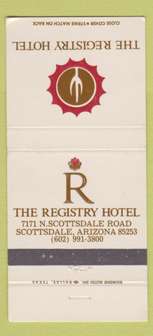 Matchbook Cover - Registry Hotel Scottsdale AZ 30 Strike