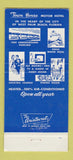Matchbook Cover - Town House Motor Hotel West Palm Beach FL WEAR 30 Strike