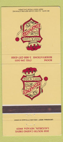 Matchbook Cover - Edgewater Hotel Casino Laughlin NV 30 Strike