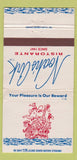 Matchbook Cover - Noah's Ark Restaurant Des Moines IA pizza 30 Strike