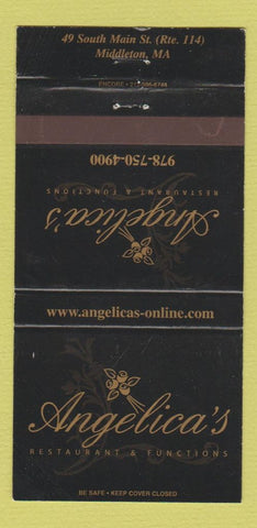 Matchbook Cover - Angelica's Restaurant 30 Strike