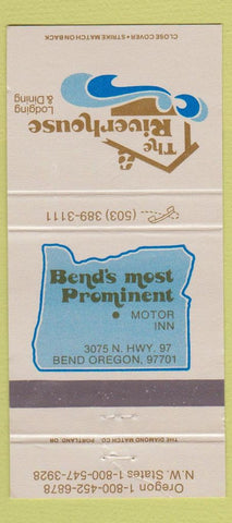 Matchbook Cover - Riverhouse Restaurant Motel Bend OR 30 Strike