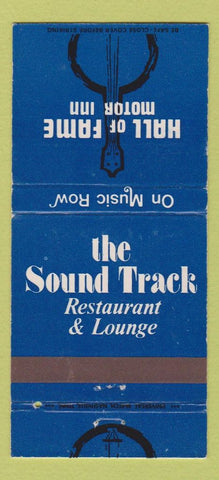 Matchbook Cover - Hall of Fame Motor Inn Nashville TN WEAR 30 Strike