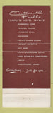 Matchbook Cover - Continental Pueblo Colorado 30 Strike
