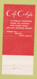 Matchbook Cover - Cafe Carlyle New York City girlie 30 Strike