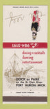 Matchbook Cover - The Reef Port Huron MI 30 Strike
