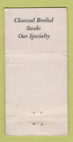 Matchbook Cover - Cafe Monte Carlo Montreal QC WORN 30 Strike