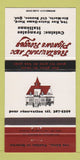 Matchbook Cover - Restaurant Aux Pignons Rouges Ste Marie Beauce QC 30 Strike