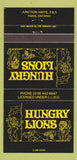 Matchbook Cover - Hungry Lions Paris ON 30 Strike